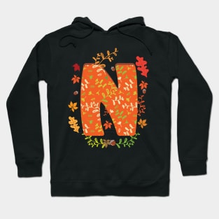 Letter N Monogram Hoodie